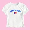 European station personalized retro street European and American style T-shirt women's alphabet printing navel top Spice girl sexy T-shirt