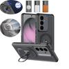 360°Rotating Metal Car Holder Ring Soft TPU + Hard PC Heat Dissipation For MagSafe Phone Case For Samsung S26 Ultra S26 S26 Plus
