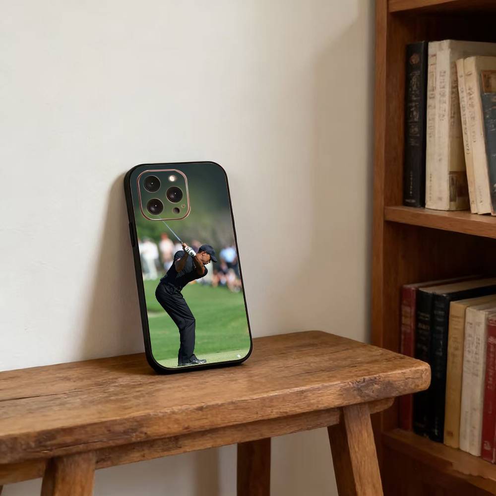 

Golf Player Tiger W-Woods Phone Case Phone Case Silicone Soft For IPhone 17 16 15 14 13 12 11 X XR Plus Pro Max Plus iPhone14ProMax