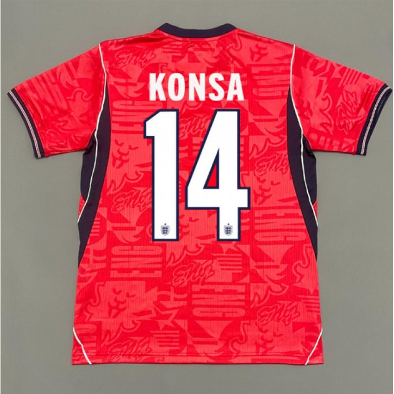 England National Team Fan Soccer Jersey Kane Away Home Striped Football Shirt Adults