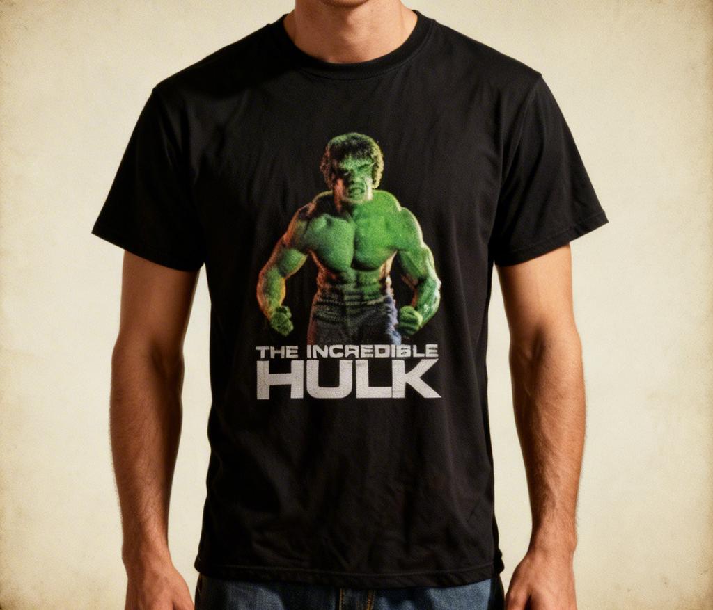 De Ongelooflijke Hulk Superheld 80s TV Serie Retro Klassiek T-shirt Tee Cadeau NWT Unisex T-shirt