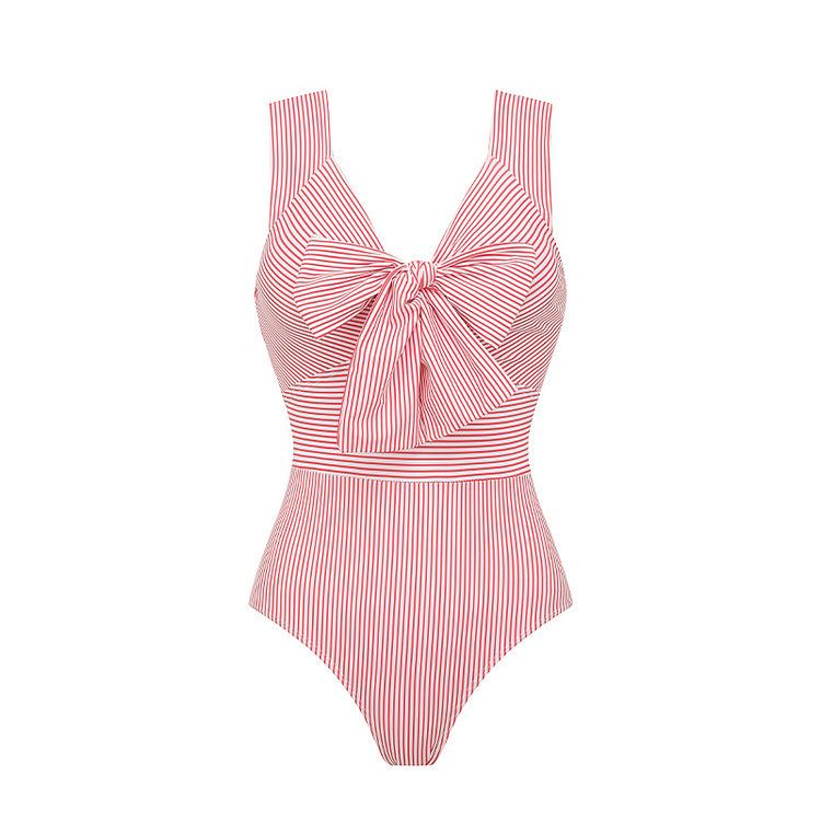 European and American swimwear tube top D flower one-piece swimsuit women s beautiful set spot 8 S