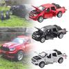 Raptor Ford F350 Alloy Diecast Car Model Sound Light Pull Back Car Gift Toy