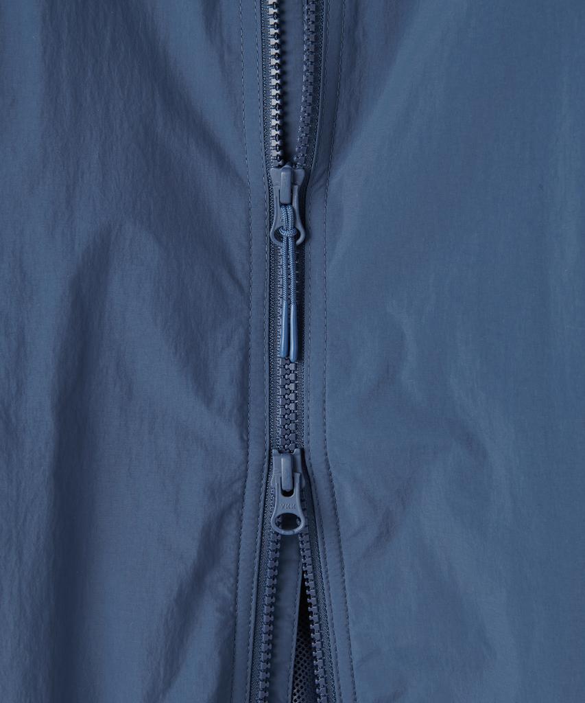Musinsa Standard Oversized High-Neck Windbreaker Jacket [Grayish Blue]