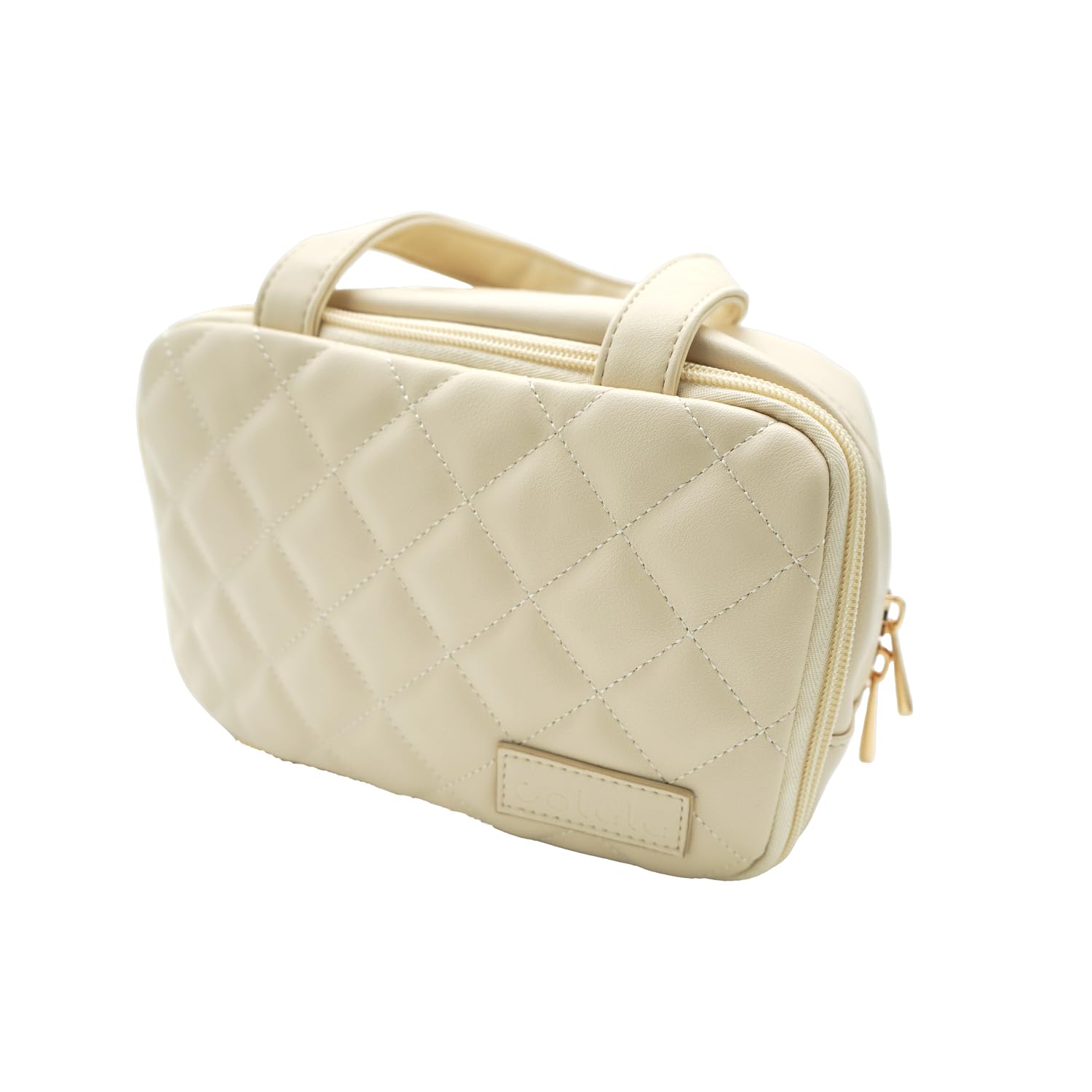 

Colulu Large Capacity Diaper PU Baby Wipe Diaper Diaper Large Diaper Organizer and Wipe Quilted Baby Perfect for Outings Pouch, Leather, Bag, Case, бежевый