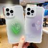 Korea Ins Wave Frame Sweet Flowers Phone Case For Iphone 12 11 13 Pro Max Xs Max X Xr Clear Shockproof Soft Cover Cases