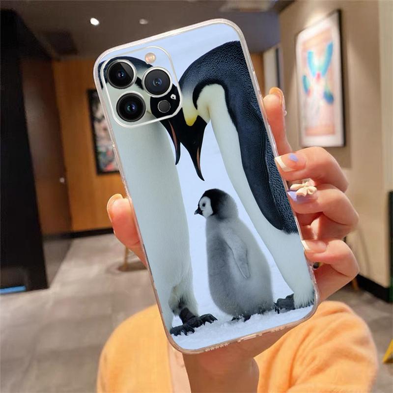 Phone Case For iphone 17ProMax Air 16 15 14 13 Pro Max 15 16 Pro 15Plus Cute Lovely Penguin