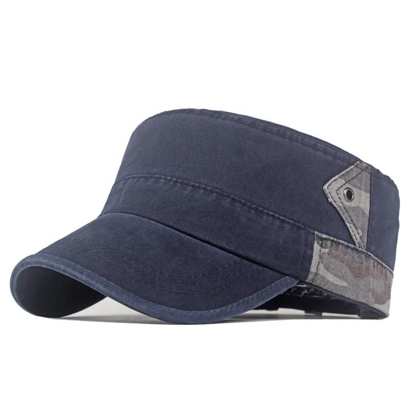 Spring and Summer Cotton Print Casquette Baseball Cap Adjustable Military Cap Snapback Hats for Men and Women 36