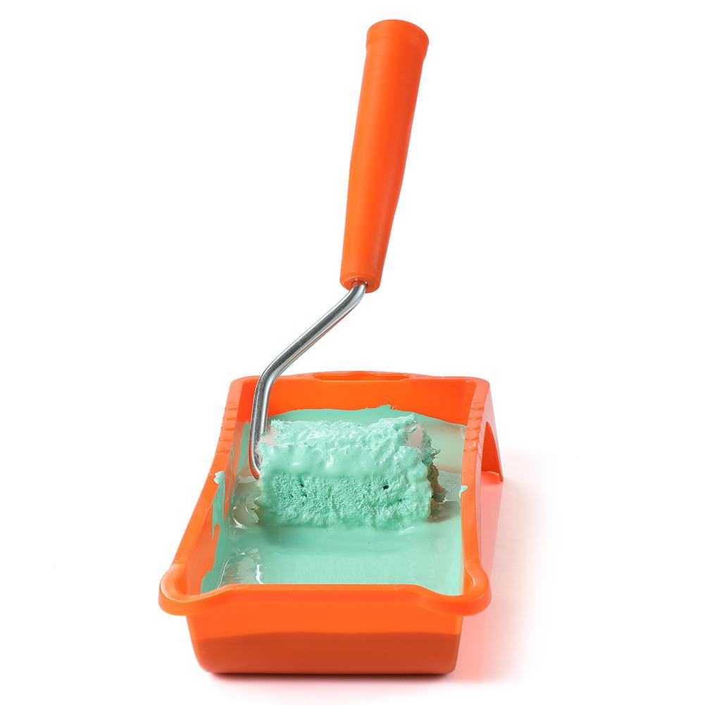 2 Inch Small Paint Roller Kit High-Density Foam Paint Roller  Paint Tray Liner Home Wall DIY Painting Professional Repair Tools