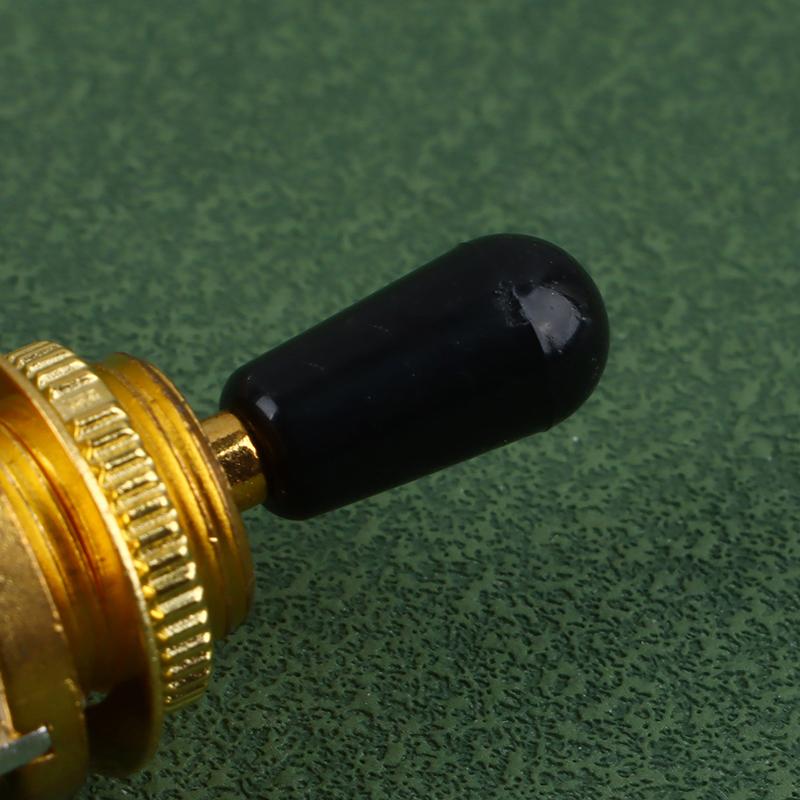 1Pc 3 Way Short Straight Guitar Toggle Switch Pickup Selector With Brass Hat For Electric Guitars Pickups Switch Control Parts