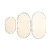 3Pcs Oval Shape Oval Crochet Basket Base 3 Sizes Crochet Bag Bottom  For Knitting