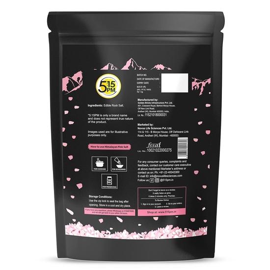 5:15PM Sel Rose de l'Himalaya 1Kg | Sel Rose 100% Pur avec Oligo-Éléments Naturels Sel Gemme de l'Himalaya de Qualité Gourmet Pour une Cuisine Saine