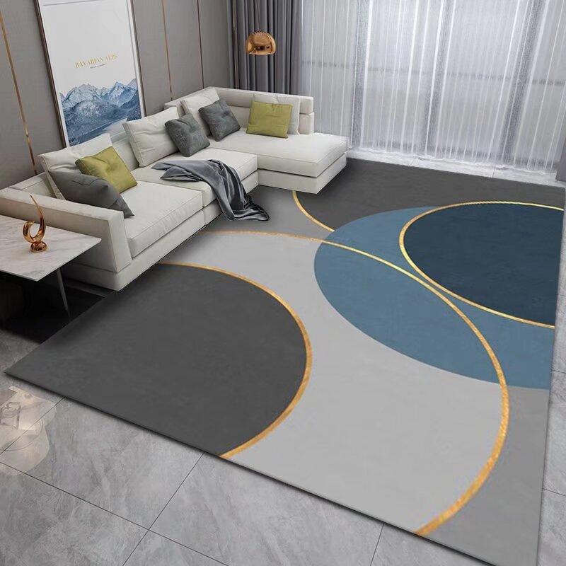 Modern Carpets for Living Room Non-slip kitchen floor carpet Geometric Bedroom Decoration Large Rug Coffee Tables Mat Washable
