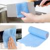 NonWoven Fabric Disposable Rag Dishcloth Washing Cleaning Cloth Towel Kitchen Supplies(Blue )