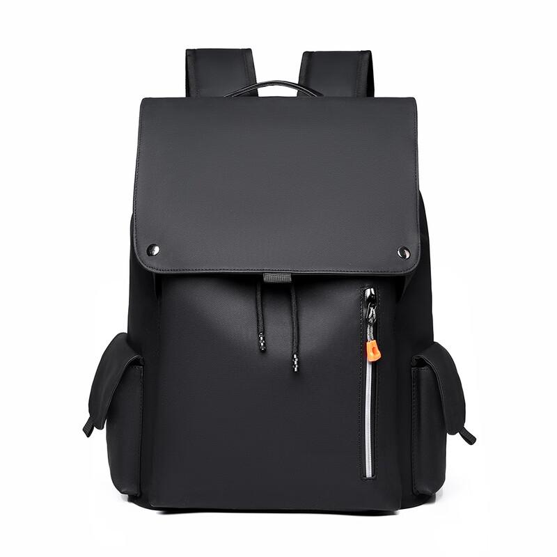 Men's Trendy PU Leather Business Laptop Backpack
