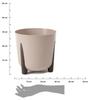 Donica Moss Eco Coffee Latte 30Xh28 Cm