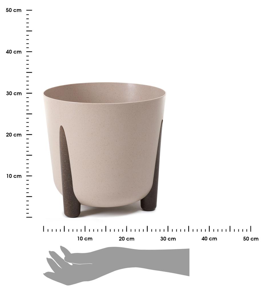Donica Moss Eco Coffee Latte 30Xh28 Cm
