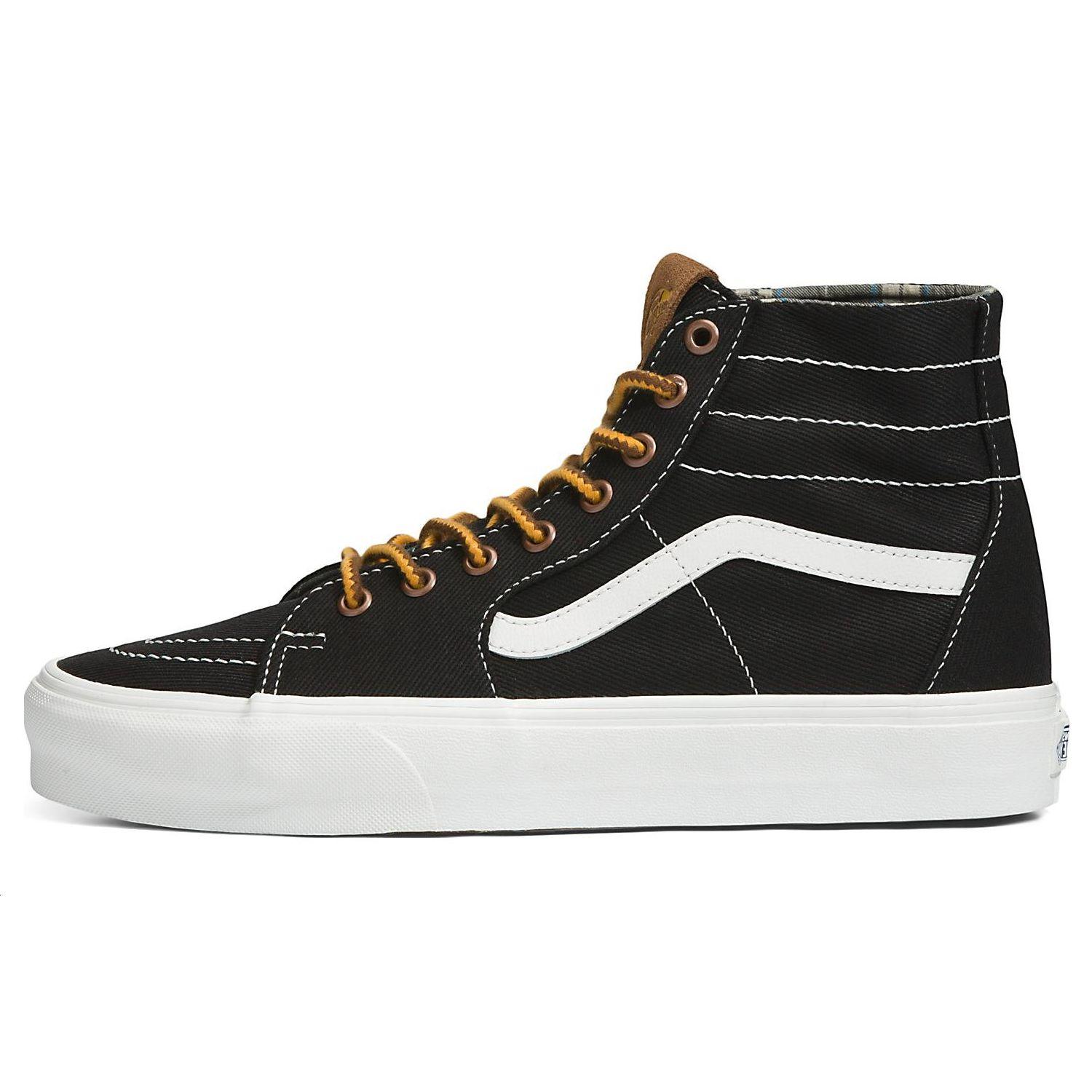 

Vans Sk8 Ca Throwback High-Top Skate Shoes Unisex Skate Shoes Black Yellow VN0A7Q62BLK 42