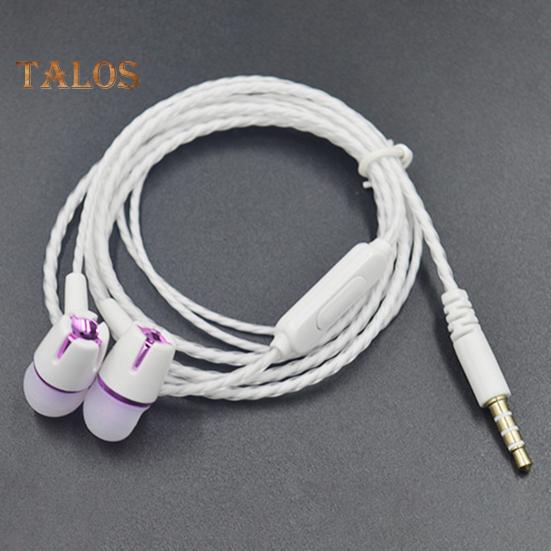 Wired Headphones Ergonomic In-Ear Design Noise-Cancelling Smart Wire Control Ultralight Universal High Clarity In-Ear Gaming Earphones