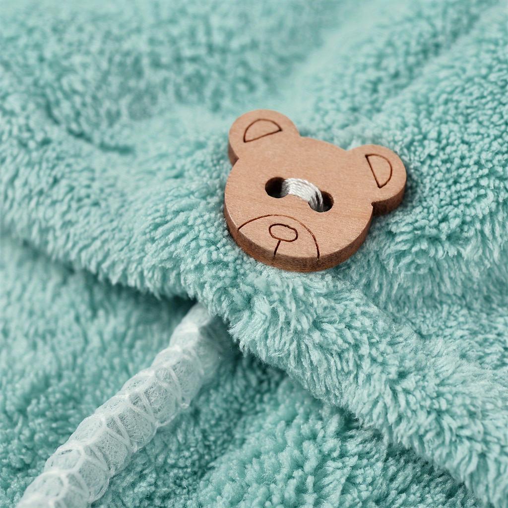 Women's Quick Dry Hair Towel Hat: Soft Microfiber, Super Absorbent and Quick Drying, Solid Colors .