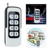 Multipurpose Remote 12V/23A Battery Powered Remote Controllers 2/4/6/8CH Quick Installation 433/315MHz for Garage Door