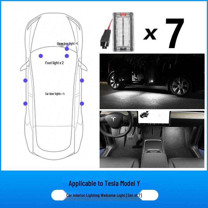 Tesla Model 3/Y/S/X Ambient LED Decorative Lighting Kit