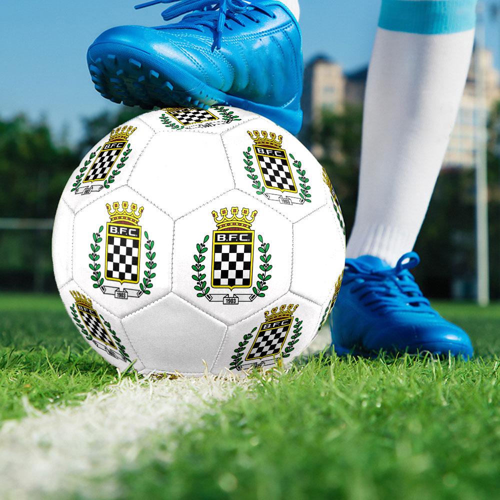 Boavista FC Size 5 Soccer Ball, Machine-Stitched PVC, Durable & High Bounce, All Ages Fit, Fan Merchandise, Matches & Outdoor Use.