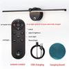 Wireless USB-Rechargeable 6W Tri-Color Touch Wall Lamp for Living Room & Bedside