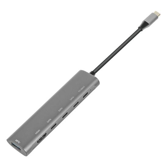 Robustní multifunkční přenosný USB-C splitter Multiportový expandér s vysokorychlostním přenosem Počítačové příslušenství Hub