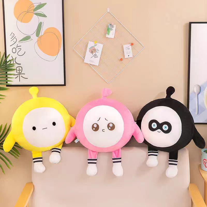 Egg Boy Party Doll Plush Toy Cute Pillow Rag Doll for Girls Birthday Gift Children Elastic
