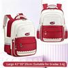 New Contrasting Color Schoolbag for Primary Students Grades 1-6 Multi-layer Large Capacity Girls Backpack Lightweight Wear-resistant Children Book Bag