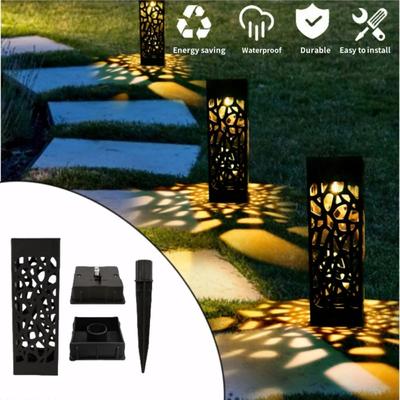 Solar Lawn Light Outdoor Solar Powered Buried Path Lights Waterproof Garden Lights For Park Landscape Courtyard Pathway