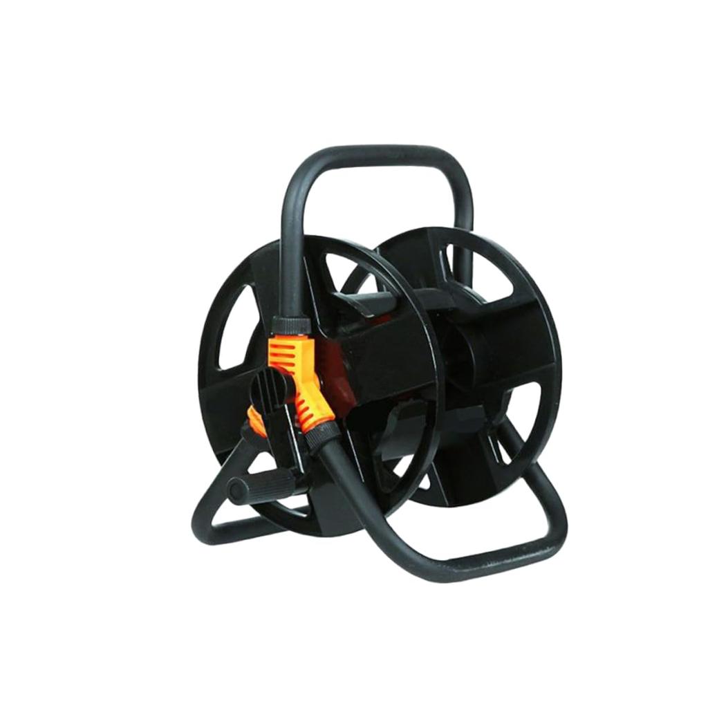 SUPVOX Stainless Steel Garden Hose Reel, 20M Capacity, Car Wash Hose Pipe Storage, Compact Design, Twist Prevention, Outdoor Watering Supplies