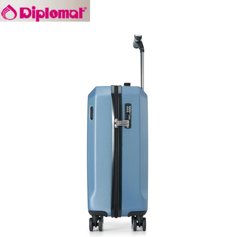 Diplomat HM-61163-2 Hardshell Business Travel Luggage 24-inch