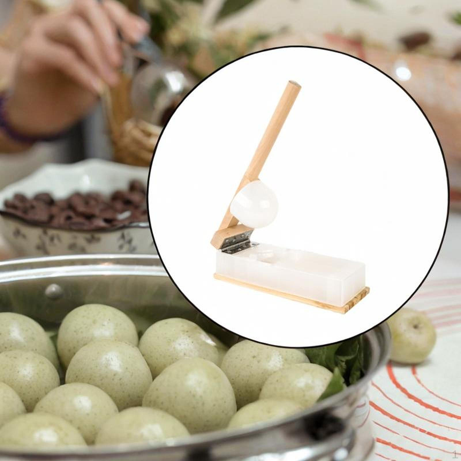 

Ручной деревянный инструмент для формовки риса Qingtuan и прессования теста в домашних условиях wood 9.5CM