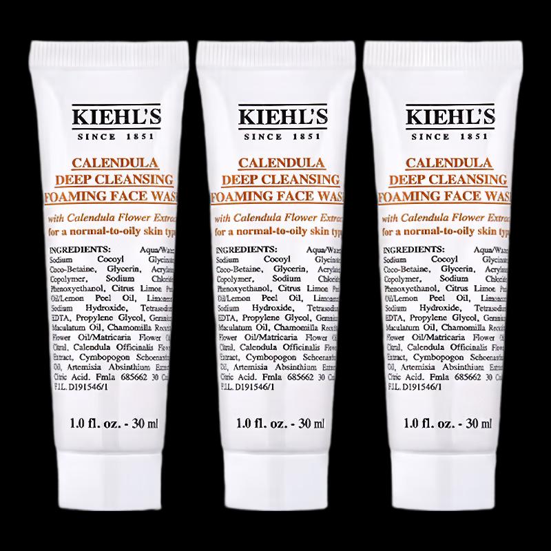 

Kiehl s Calendula Deep Cleansing Foaming Cleanser 3 x 30ml Set
