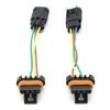 1 Pair LED Headlight Conversion Harness Wire Plug For Polaris RZR 800 900 1000