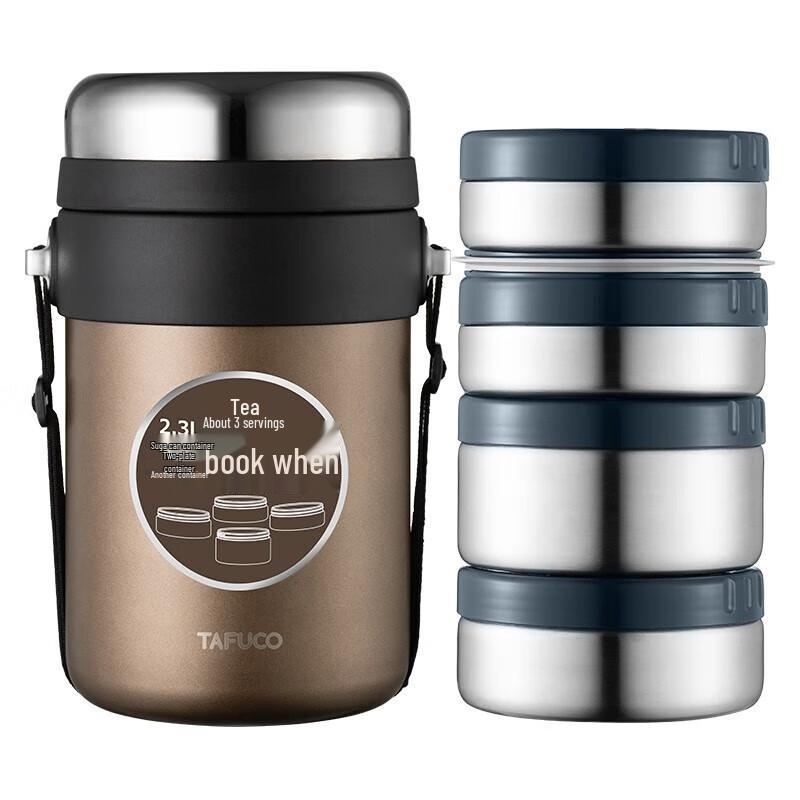 TAFUCO 316 Stainless Steel Multi-layer Thermal Lunch Box
