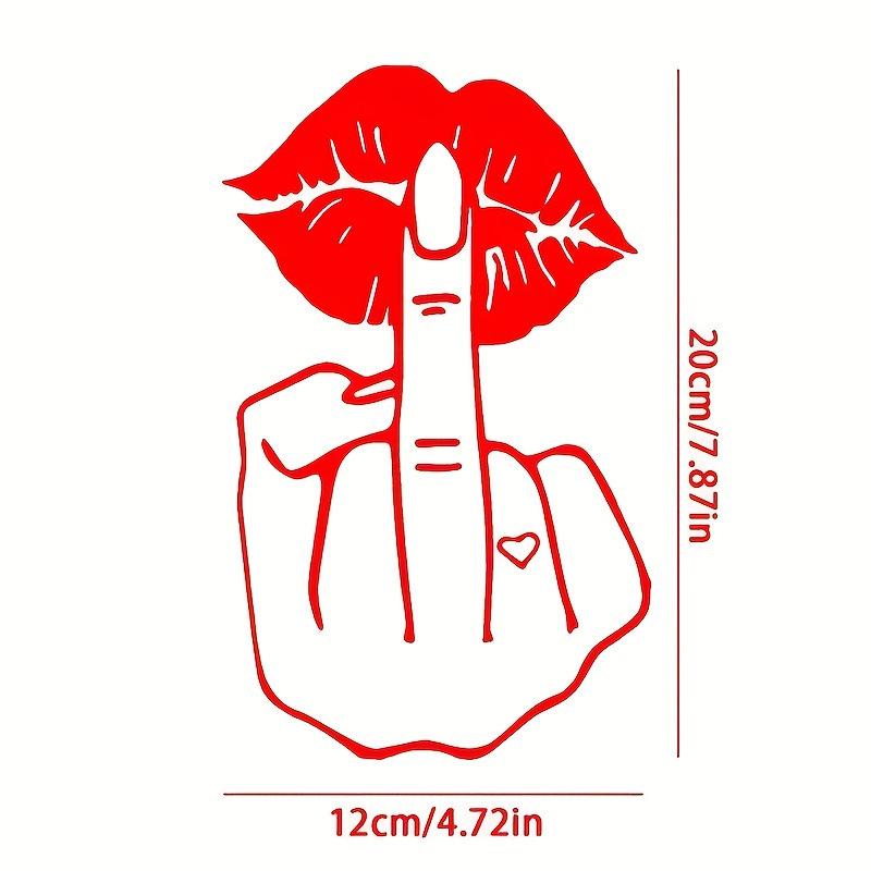Give You A Kiss Like A Creative&Funny Stickers For Cartoon Fans&Lover,High Quality For Car Trucks Motorcycles