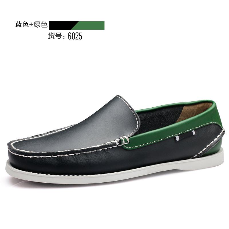 Leather Shoes Men's British Style Men's Business Leather Sailing Shoes Leather Shoes Inner Seam Craftsmanship Trend Casual Leather Shoes
