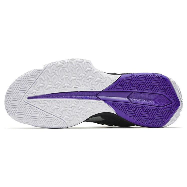 New Anta Speedy 2 Generations Cushioning Anti Slip And Wear Resistant Mid Top Basketball Shoes Men's Black 112241610-6