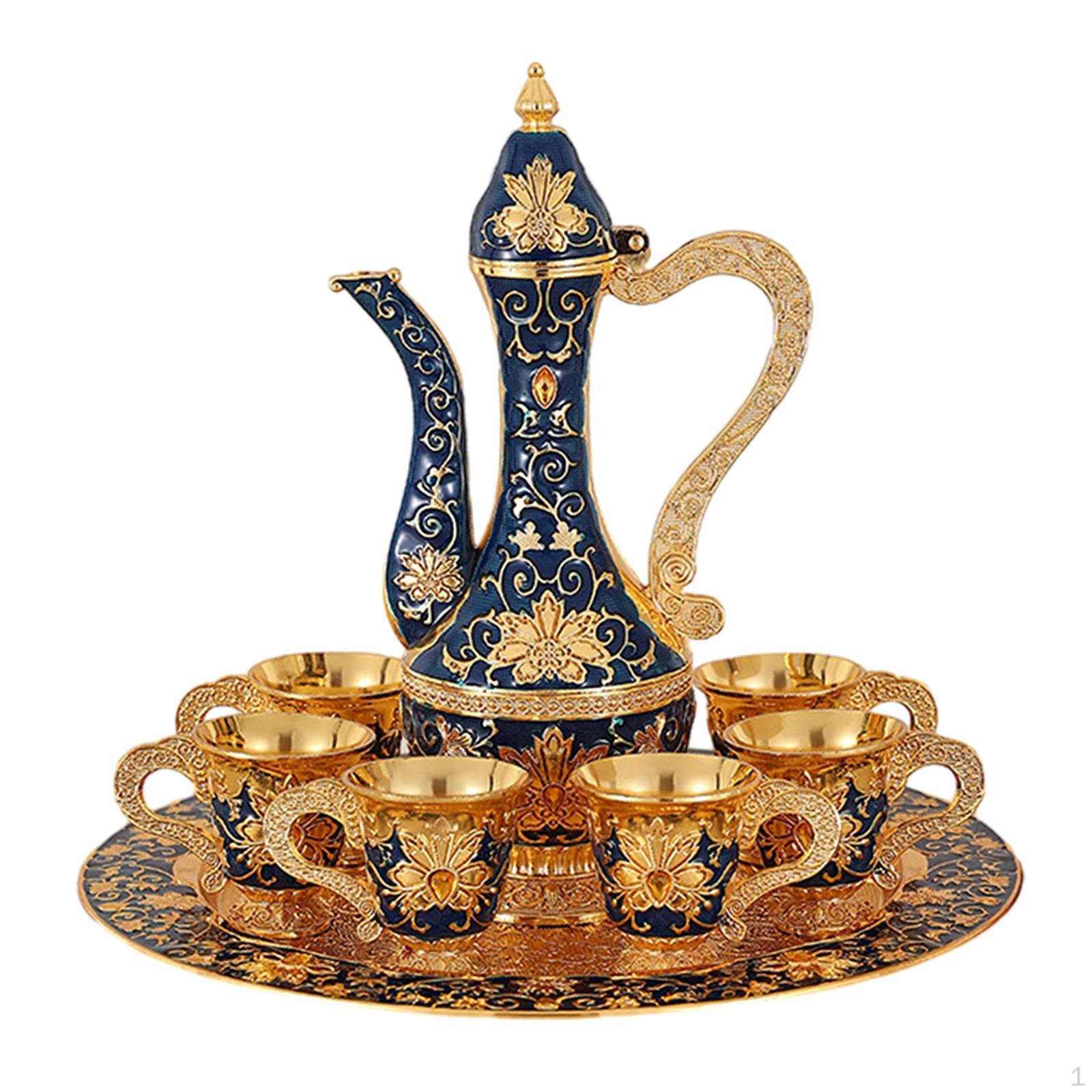 

Элегантный чайный сервиз с винтажным шармом Aureate Blue