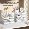 Acrylic A4 Desktop File Organizer and Bookshelf