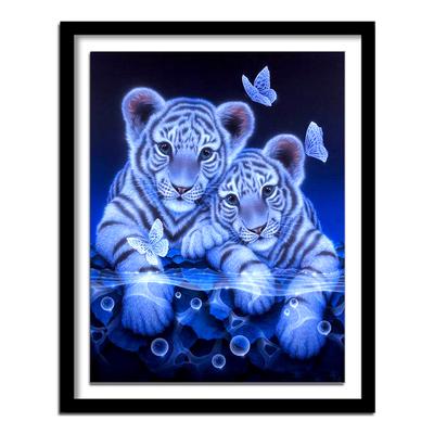 Diamond Embroidery Animals Tiger Diamond Round Diamant Painting