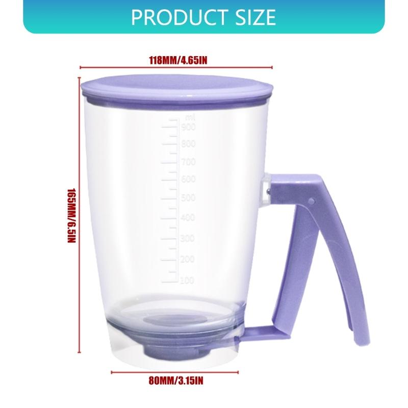 Plastic Batter Separators with Squeeze Handle and Measuring Marks Accurate Batter Distribution for Home Baking Use