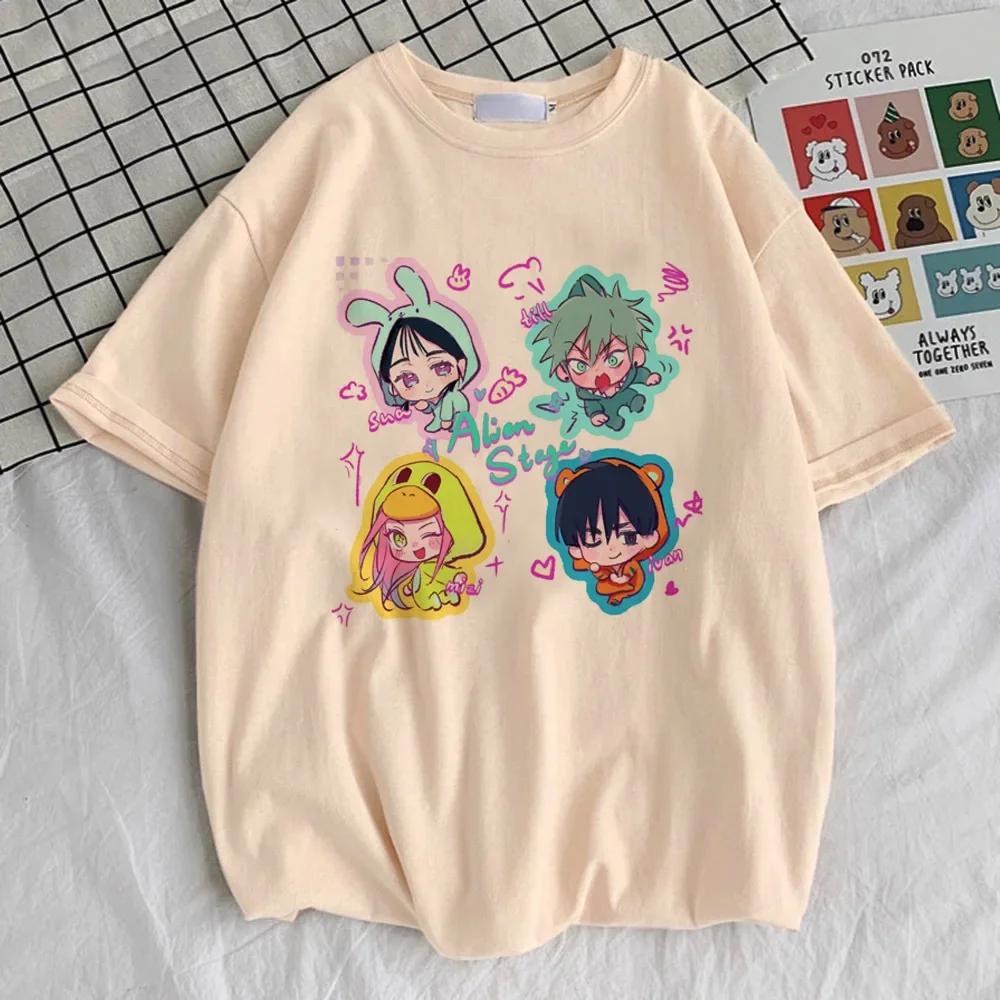 

Alien Stage Top Tees Teen Classic Psychedelic 80s Camiseta de moda Cómoda ropa coreana digital Moda Vintage 2000s S