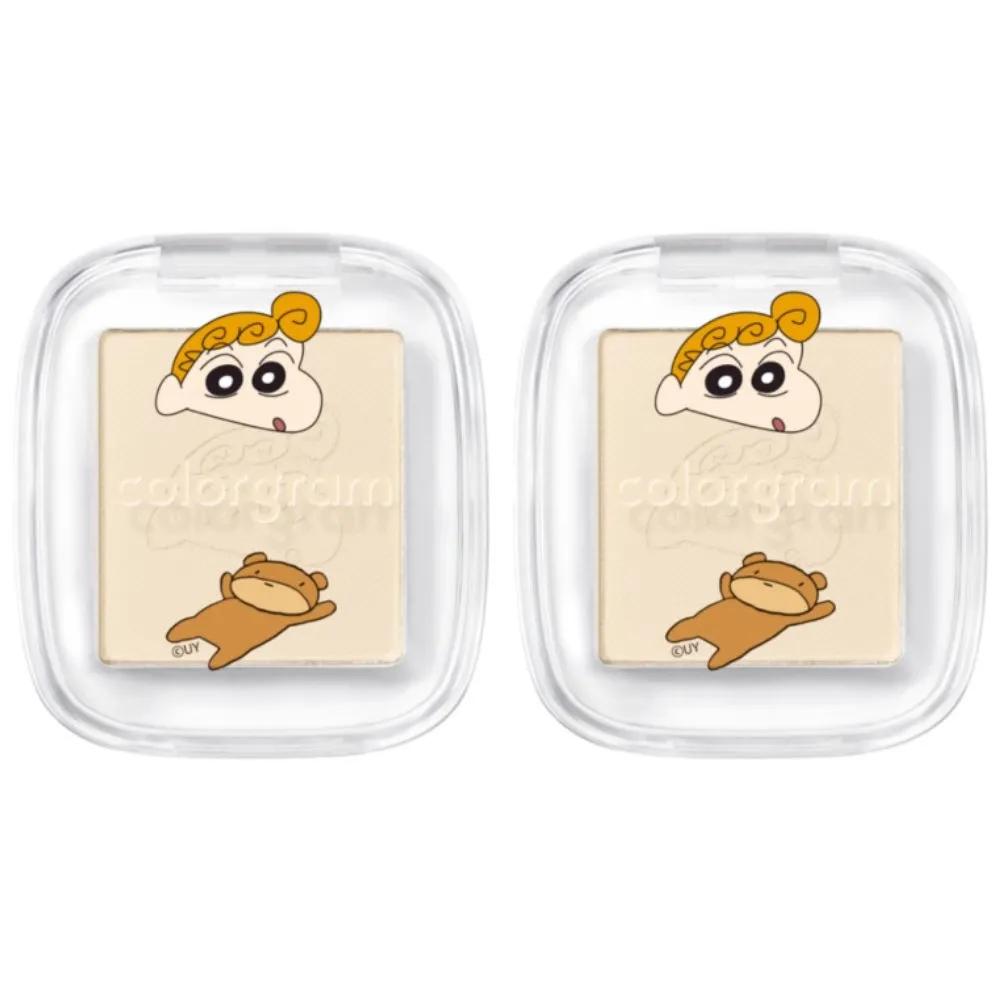 Colorgram Single Cube Eyeshadow Jjanggu 24 Baby Formula Beige x2