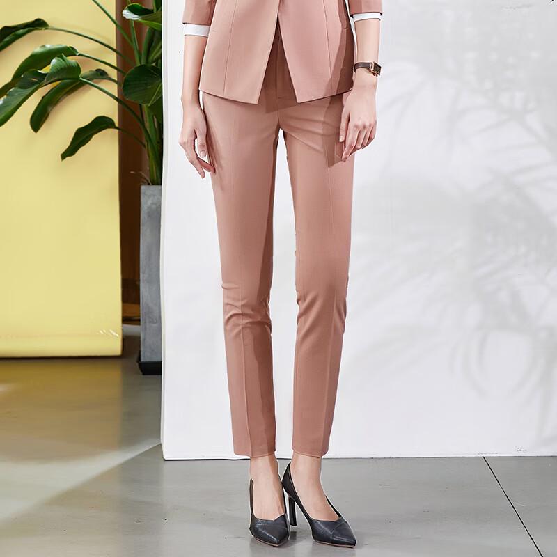 Women's Professional Straight-Leg Commuter Suit Pants