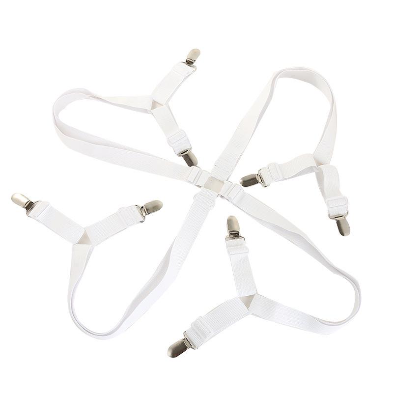 Non-Slip Mattress Sheet Clips with Elastic Bands