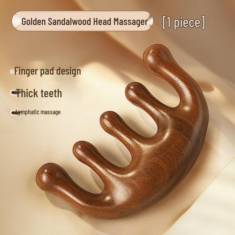 

Sandalwood Five-Claw Scalp Massager